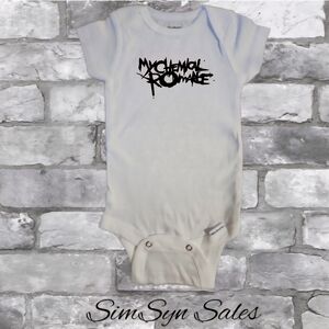 My Chemical Romance Unisex Baby Band Onesie Onepiece Bodysuit 0-3 Months New